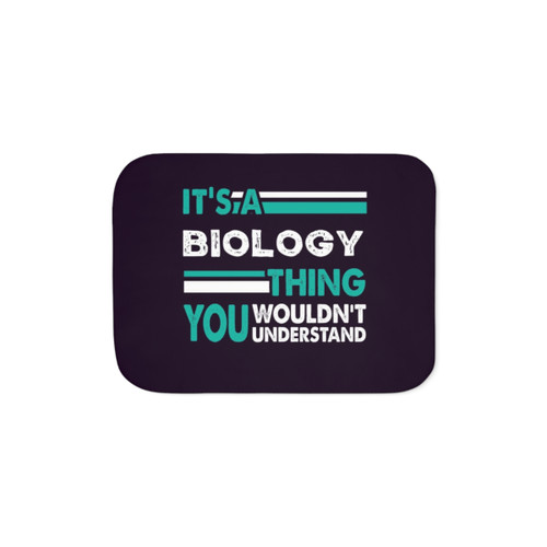 Sherpa Blanket featuring biology-themed design