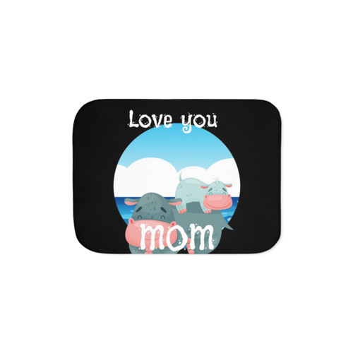 Best Mom Ever Sherpa Blanket