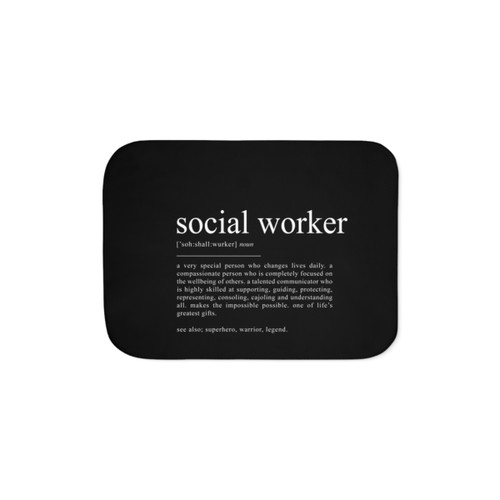 Social Worker Sherpa Blanket