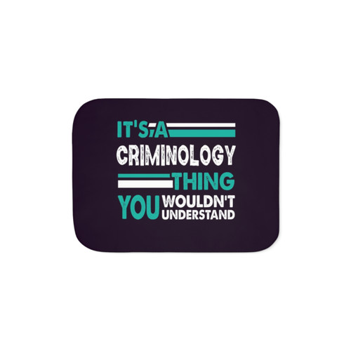 Criminology Sherpa Blanket