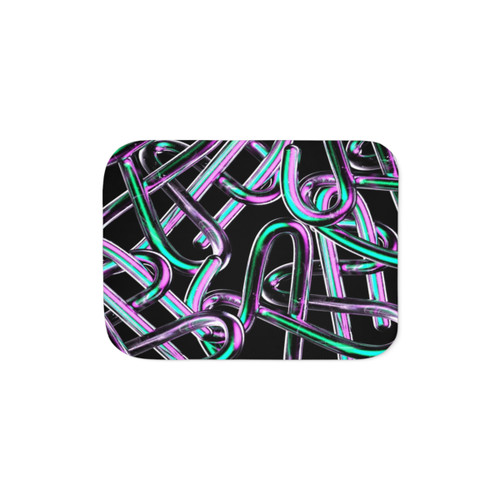 Abstract Chain Sherpa Blanket