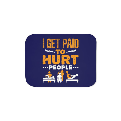 Funny Sherpa Blanket for Physical Therapists