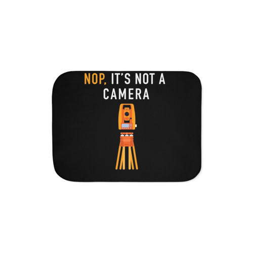 Sherpa Blanket - Funny Land Surveyor Construction Gift