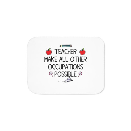 Sherpa Blanket - Cute Teacher Gift