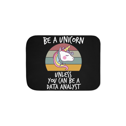 Cozy Sherpa Blanket for Data Analysts and Engineers