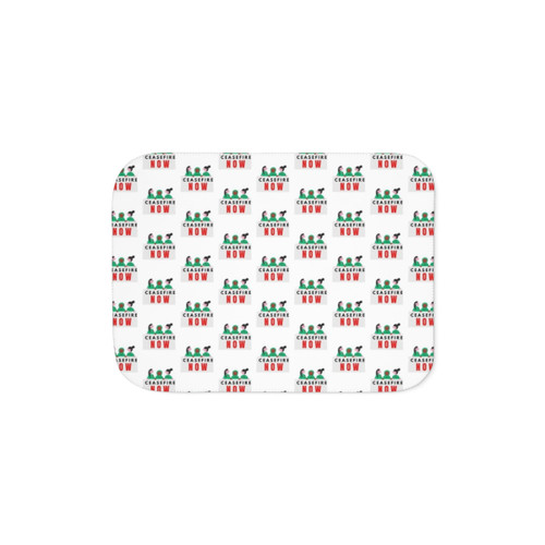 Ceasefire NOW Sherpa Blanket