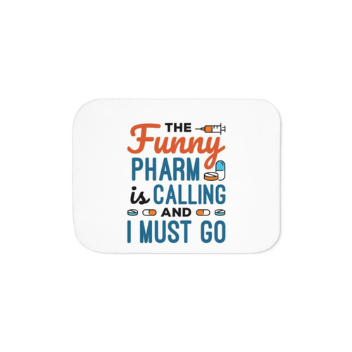 Funny Pharmacist Sherpa Blanket