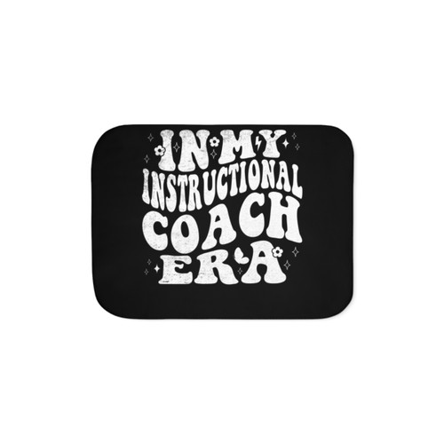 Instructional Coach Sherpa Blanket - Funny Occupation Gift