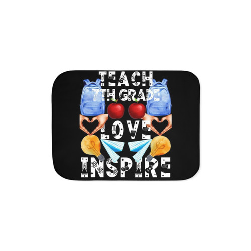 Teach Love Inspire Sherpa Blanket