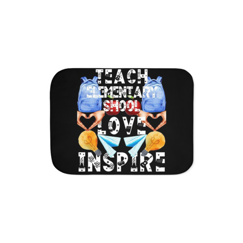 Teach Inspire Sherpa Blanket