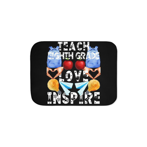 Teach, Love, Inspire Sherpa Blanket