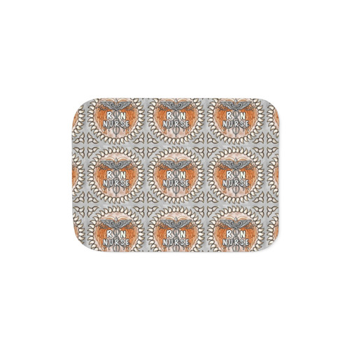 Caduceus Wings Sherpa Blanket for Nurses