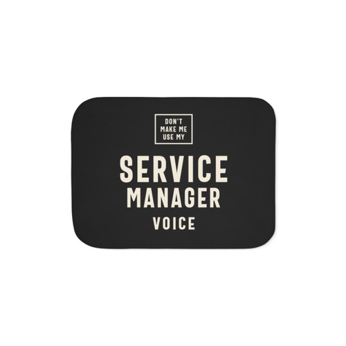 Service Manager Sherpa Blanket