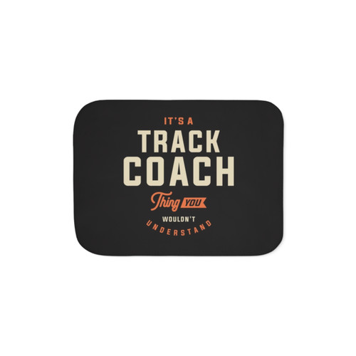 Track Coach Sherpa Blanket