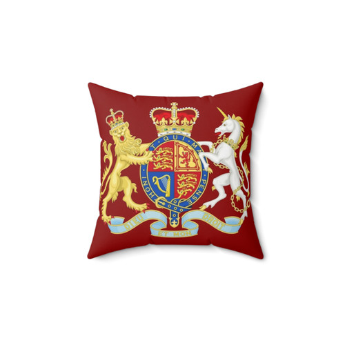 Royal Coat of Arms of the United Kingdom Pillow