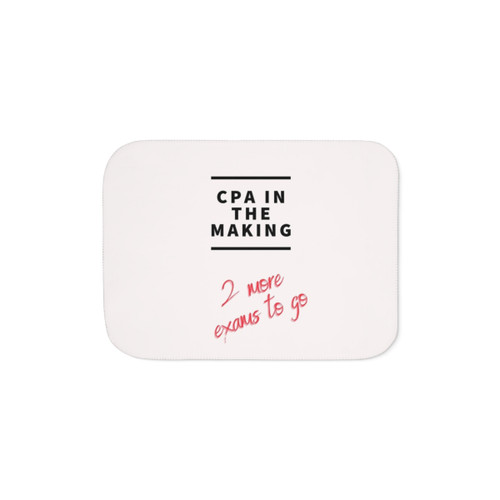 Cozy Sherpa Blanket for Accountants and Bookkeepers