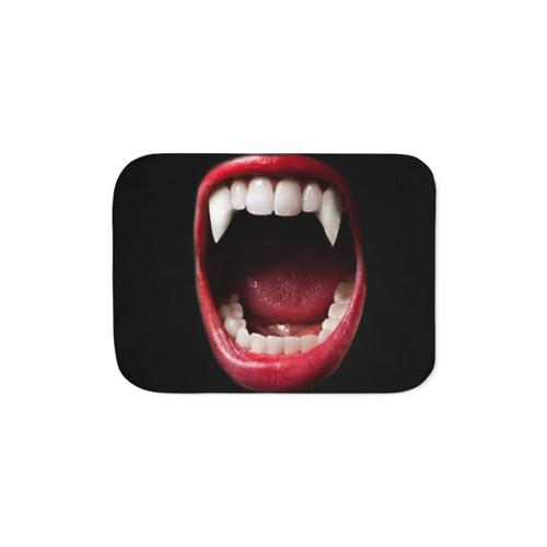 Vampire-themed Sherpa Blanket