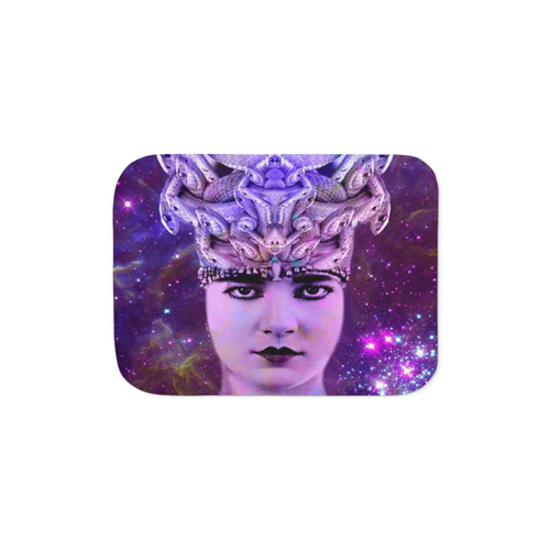 Medusa Sherpa Blanket with Fantasy Mythological Design