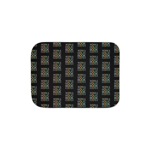 Colorful striped Sherpa blanket for bookkeepers