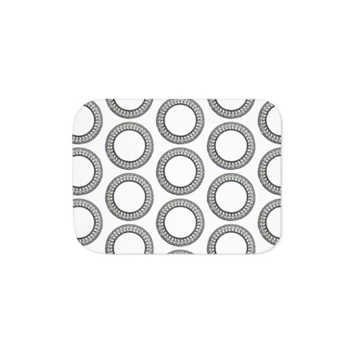 Cozy Circle Sherpa Blanket