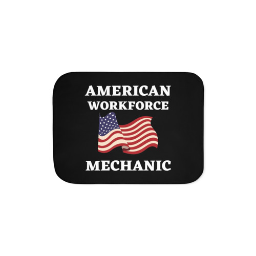 Mechanic American Workforce Sherpa Blanket