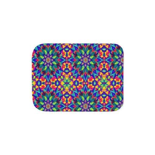 Geometric Patterns Sherpa Blanket