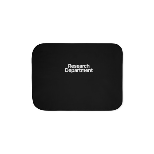 Cozy Research Department Sherpa Blanket