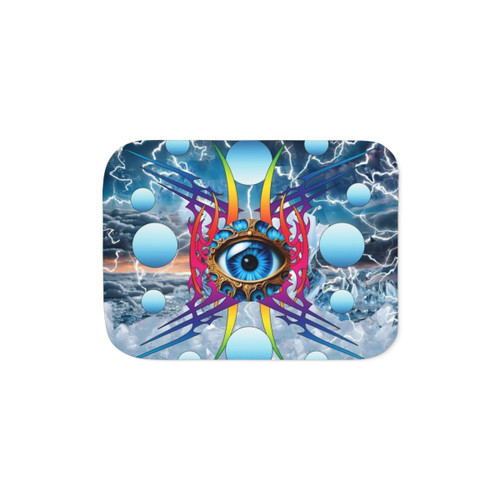 Cozy Electric Storm Sherpa Blanket