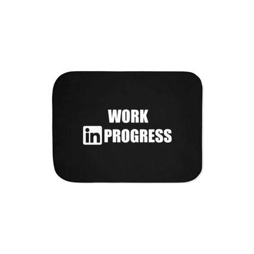 Cozy Sherpa Blanket for Work-In-Progress Professionals