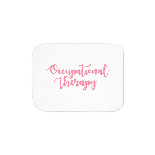 Occupational Therapy Sherpa Blanket in Pink