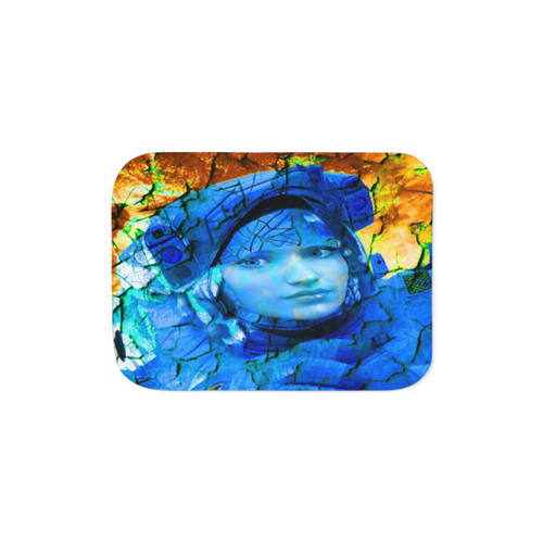 Astronaut Disintegration Sherpa Blanket