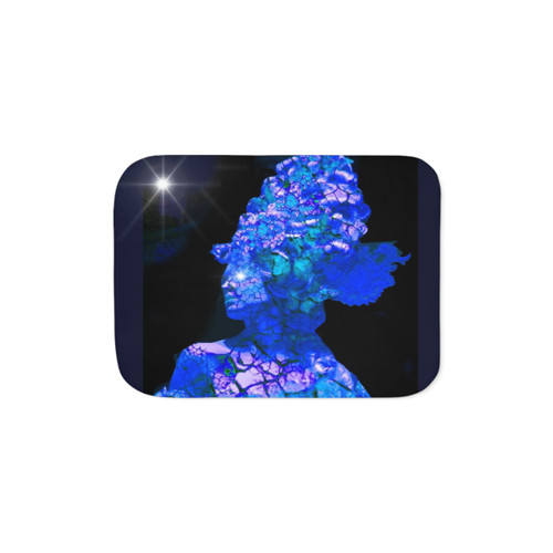 Alien World Sherpa Throw Blanket