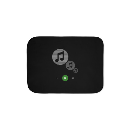 Cozy Music Sherpa Blanket for All Seasons