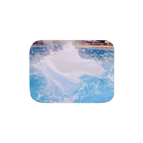 Abstract Splash 2 Sherpa Blanket