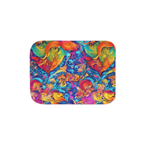 Summer Garden Sherpa Blanket