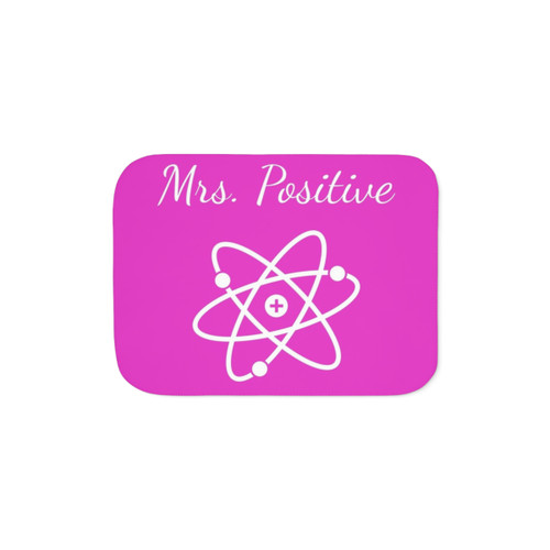 Sherpa Blanket with Atom Design