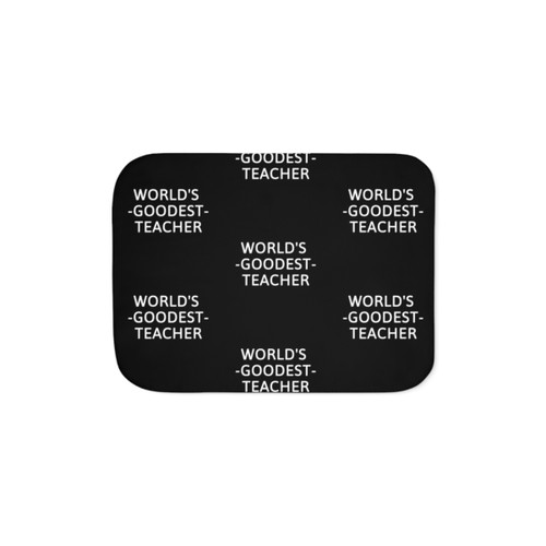 Funny Teacher Sherpa Blanket