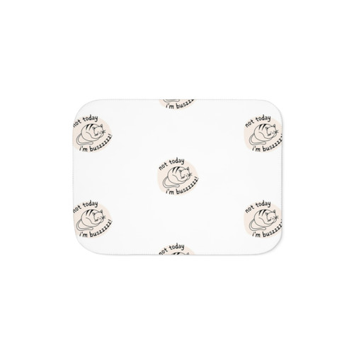 Cozy Sherpa Blanket for Busy Cat Lovers