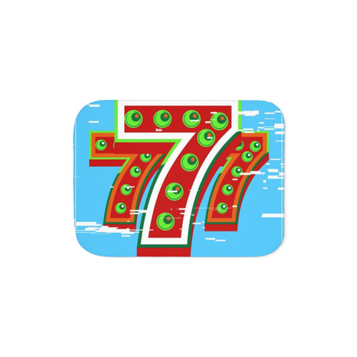 Blue Sherpa Blanket by Triple 7