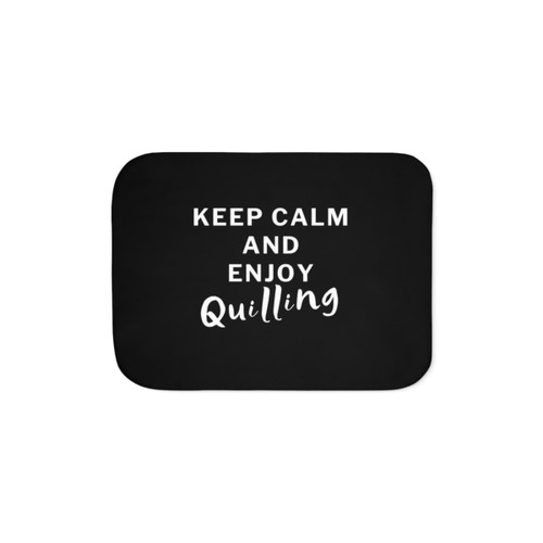 Quilling Lover's Sherpa Blanket