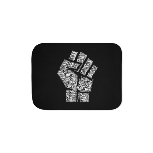 Solidarity Sherpa Blanket Supporting the Palestinian Cause