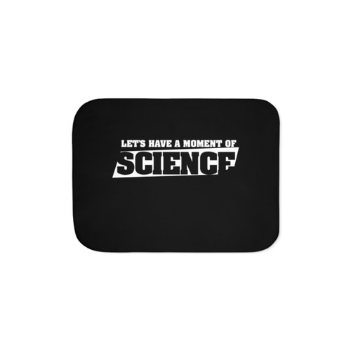 Cozy Science Sherpa Blanket for Nerds and Geeks