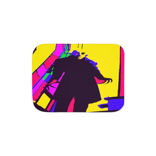 Dracula Nosferatu Pop Art Sherpa Blanket