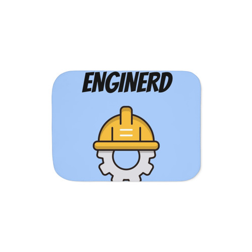 Cozy Enginerd Sherpa Blanket for Engineers