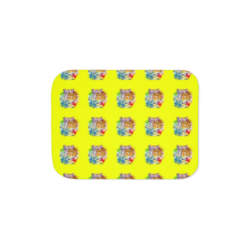 Abstract art painting Sherpa Blanket