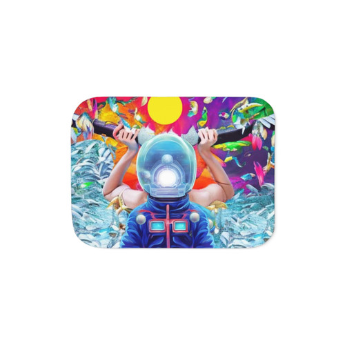 Alien Contact Sherpa Blanket