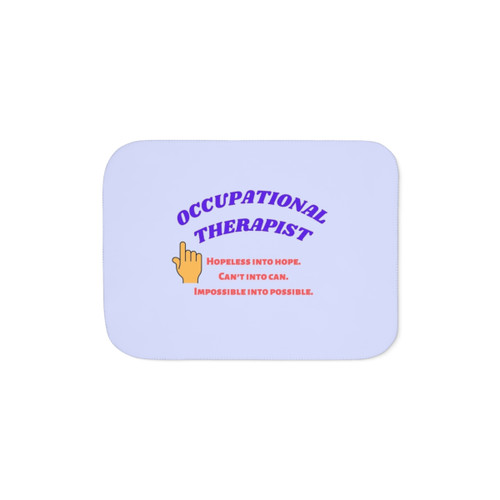Occupational Therapist Sherpa Blanket