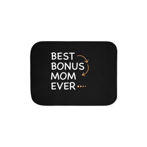 Best Mom 2020 Cozy Sherpa Throw Blanket