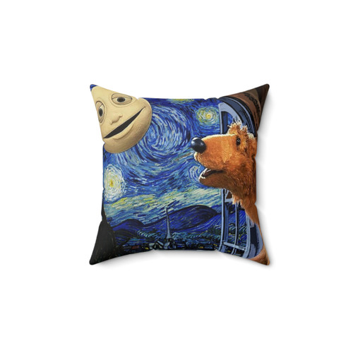 Bear in the Big Blue House Starry Night Pillow