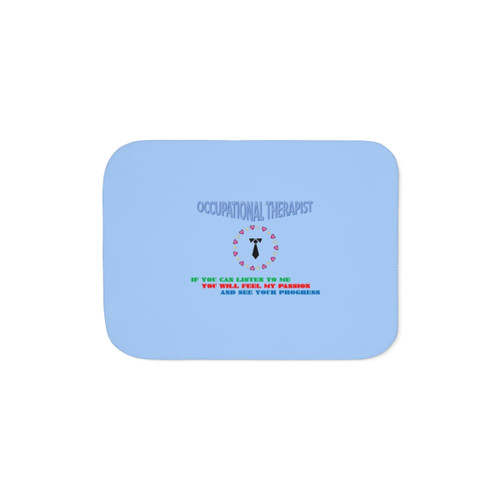 Occupational Therapist Sherpa Blanket